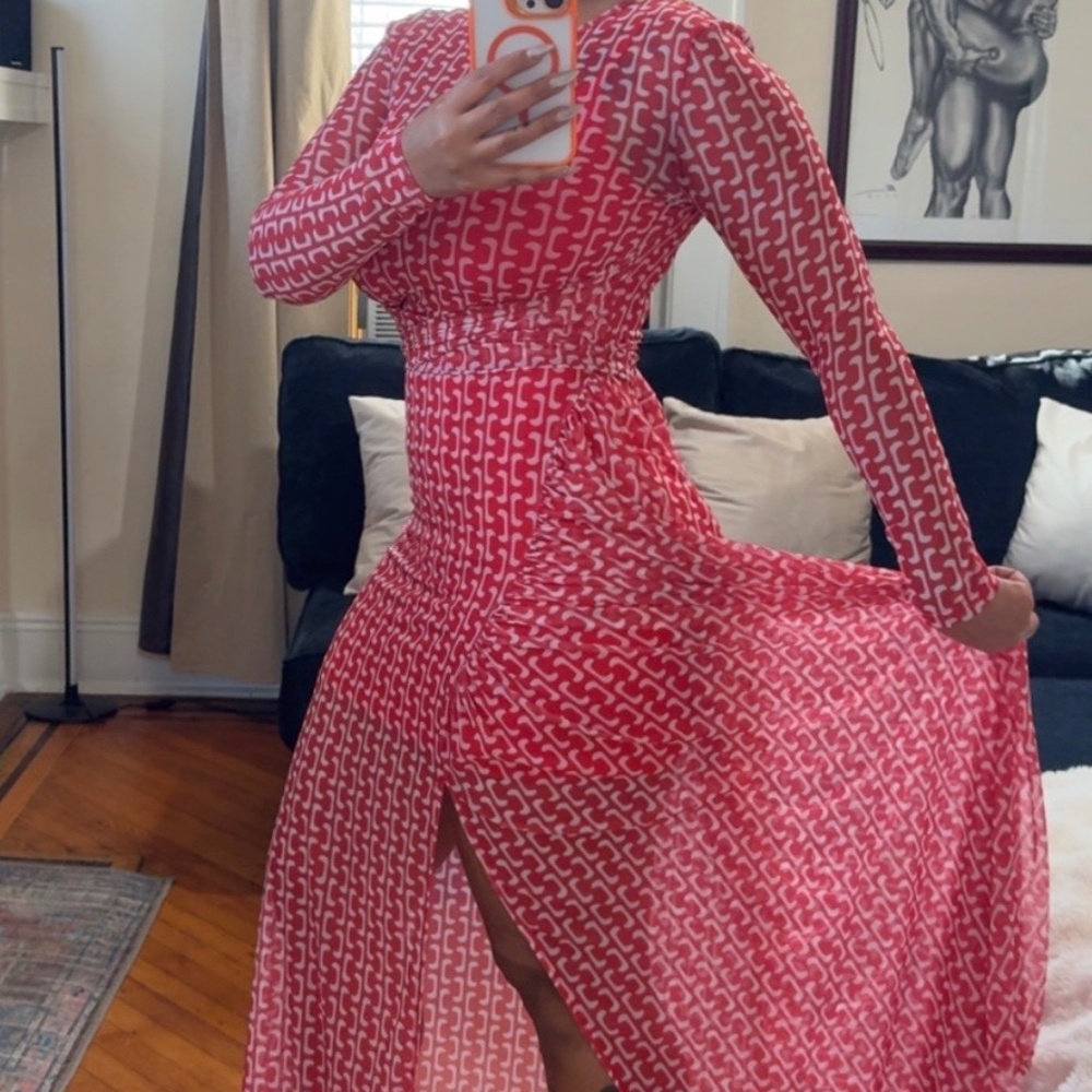 2 piece sheer dress